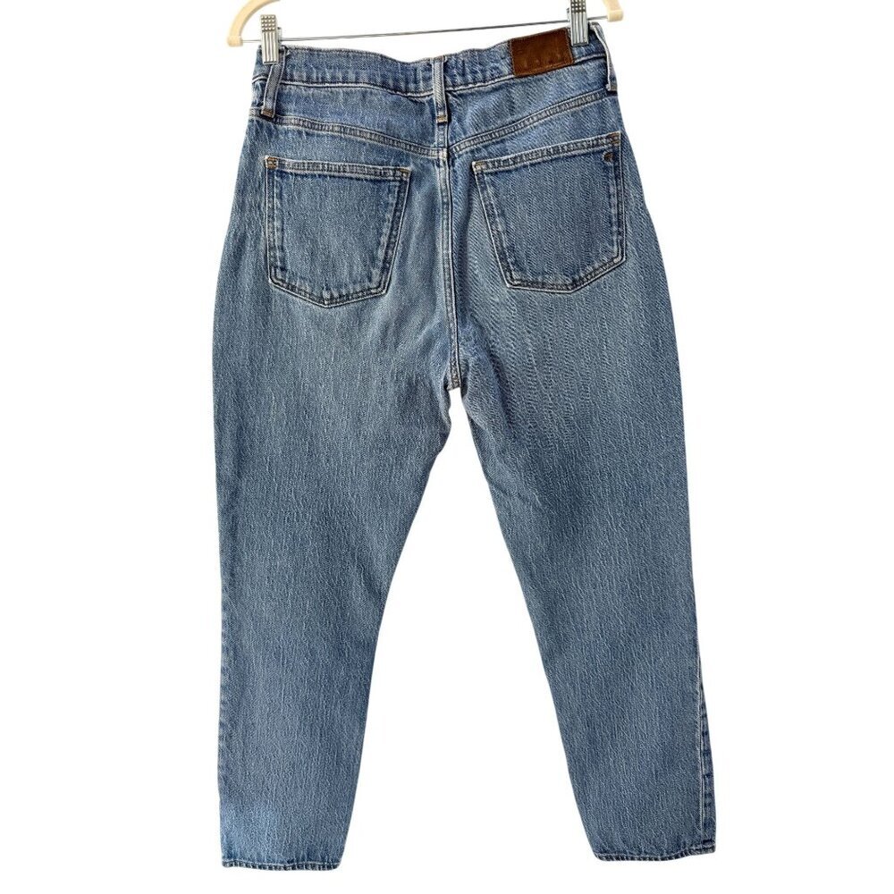 Madewell High-Rise Slim Boyjean Denim Jeans Womens Size 27 Medium Wash Casual Ev - Picture 3 of 12